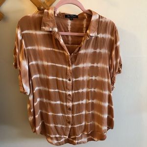 Tie dye striped blouse ✨